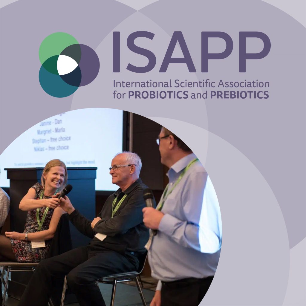 ISAPP logo and brand identity used within the scientific organization’s website design